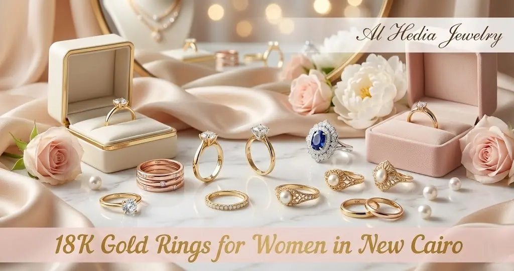 18K Gold Rings for Women in New Cairo