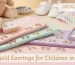 Gold earrings for kids in Egypt